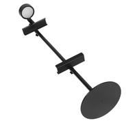 SOLUSTRE Caballete para Cuadros Soporte para Marcos de Fotos Pequeños Ajustable de Hierro Negro con Luz Integrada y Base Reforzada para Decoración del Hogar y Galerías