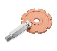 SOLUSTRE Cabezal de Pulido de Carburo de Tungsteno 50 Mm X 5 Mm para Amoladora de Aire, Disco Abrasivo de Grano Fino, Herramienta Portátil para Reparación y Rectificado de Neumáticos