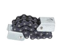 SOLUSTRE Cadena de Pedal de Batería Doble Cadena Metal Duradero Accesorio para Pedal de Bombo Profesional Uso Musical Instrumento Accesorios de Batería