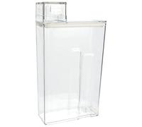 SOLUSTRE Caja De Almacenamiento De Detergente Para Ropa Transparente Botella Para Detergente Rellenable Botella Para Polvo De Gran Capacidad Para Cocina o Baño Subcontenedor De Loción
