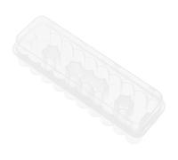 SOLUSTRE Caja de Almacenamiento para Vacunas 3ml (24 Unidades), Organizador Transparente de Plástico Rejilla para Laboratorio y Congelador, Estuche Portátil para Muestras
