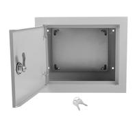 SOLUSTRE Caja Eléctrica Exterior de Montaje Mural 250x300 Mm, Caja de Conexiones de Aluminio Resistente Intemperie Salpicaduras para Proyectos Industriales y Domésticos