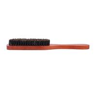 SOLUSTRE Cepillo Cabello para Peinar y Masaje Cerdas de Jabalí y Mango de Madera Negro, Herramienta de Belleza en Uso Doméstico y Salón de Peluquería