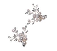 SOLUSTRE Clips para Tacones Altos Gemas de Imitación y Hebillas para Zapatos de Novia Hechos a Mano Perlas y ABS para Banquetes y Momentos Obsequios