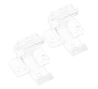 SOLUSTRE Código De Instalación De Persianas Soportes Resistentes Roturas para Montaje Pared o Techo Estilo Minimalista Moderno con Tornillos