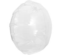 SOLUSTRE Cojín para de PVC Redondo Inflable Transparente Portátil y Fácil de Limpiar Almohada Hinchable Cómoda y Compacta y Silla de Oficina