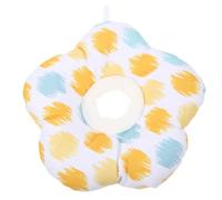 SOLUSTRE Collar Protector para Mascotas en Forma de Flor Amarillo, Material Relleno de Algodón PP, Cómodo para Gatos Durante Enfermedad o Cirugía