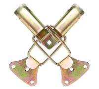 SOLUSTRE Conector Deslizante de Acero para Sofá y Cama, 2 Piezas Reutilizables, Seguro y Conveniente para Conectar Sofás Modulares y Muebles Multifuncionales