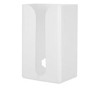 SOLUSTRE Contenedor Gran Capacidad, Diseño Montado en Pared de Toallitas Adhesivo de Plástico Blanco Fácil de Limpiar y Estilo Simple y Moderno para Baño