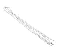 SOLUSTRE Cordones Planos para Zapatillas Deportivas 4 Pares 08X120 CM Negros y Blancos Borde Cordones de Zapatos Moda para Adultos y Accesorios para Calzado Casual y Deportivo