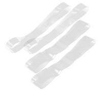 SOLUSTRE Correas Transparentes de Talón para Tacones Altos Mujer, 8 Pares (10mm y 15mm), Bandas Elásticas Antideslizantes para Zapatos, Accesorio Cómodo para Evitar Ampollas y Fijar