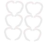 SOLUSTRE Corrector De Pabellón Auricular Para Ñiño 6 Pares Silicona Blanca, Soporte Para Orejas Salientes y Deformadas, Cómodo y Seguro Para Uso Infantil