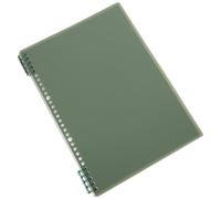 SOLUSTRE Cuaderno de Espiral Soporte para Organización de Materias Páginas Removibles y Cubierta Resistente de Kraft Adecuado para Tomar Notas en Clase