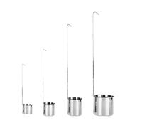 SOLUSTRE Cucharón para Vino 4 Piezas Inoxidable 304 Taza Medidora para Coctelería Cucharón Multifuncional para Salsa Resistente Corrosión para Bares y Cafeterías