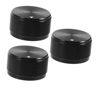 SOLUSTRE De Repuesto Para Amplificador De Volumen De Guitarra 3 Unidades Tapa De Potenciómetro De Aluminio Para Bajos