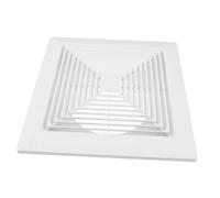 SOLUSTRE de Ventilación Cuadrada con Resortes para Ventilador de Baño y Extractor de Pared Rejilla Plástica para de Aire Techo Difusor de Aire para Sistema de Ventilación