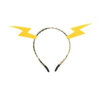 SOLUSTRE Diadema Flash, Aro Amarillo para El Pelo, Accesorio para El Pelo de Fiesta para Navidad, Tocado de Actuación, 27,6 X 19,8 Cm