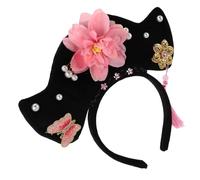 SOLUSTRE Diadema Retro Dinastía Qing Diadema Vintage para Mujer con Accesorios de Estilo Chino para Fotografía de Disfraces y Fiestas de Temática Histórica