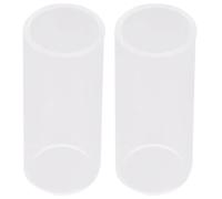 SOLUSTRE Diapositiva de Guitarra de Cristal Estándar Cuello de Botella de Vidrio 5,1 Cm 2 Piezas para Guitarra Acústica y Eléctrica Accesorios para Guitarristas Profesionales
