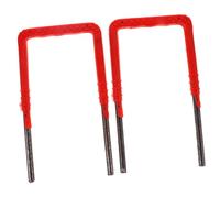 SOLUSTRE Escalera de Escalada Robusta 2 Unidades Soporte de Acero para Alcantarillas y Pozos Residuales Uso Industrial