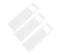 SOLUSTRE Estante Divisor Ajustable para Armario 32-48 Cm De Abs y PP, Expandible Sin Clavos, Organizador Práctico para Hogar, Cocina y Baño, Set De 3 Unidades