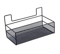 SOLUSTRE Estantes De Baño Sin Taladrar Organizador De Pared De Baño Cestas De Alambre para Despensa Negro Grande para Ducha