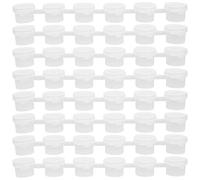 SOLUSTRE Estuche de 40 Botes de Pintura Vacíos de 3ml 6 Compartimentos y Tapa, Material Pe Resistente, Adecuado para Escuela y Campamento