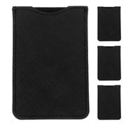 SOLUSTRE Estuche Diseño Multifuncional Flexible y Cómodo de PU Negro para 4 Peines y Pinzas de Pestañas Adecuado para Viajes y Uso en Casa