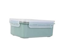 SOLUSTRE Fiambrera Inoxidable con Compartimentos Móviles para Microondas y Uso Escolar Trabajo y Picnic Diseño Seguro y Duradero Azul Nórdico