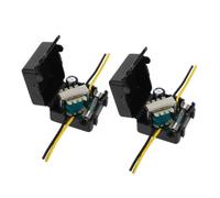 SOLUSTRE Filtro de Potencia para Coche 12v 2 Piezas Aislamiento de Ruido Estable y Filtrado para Equipos de Audio y Vídeo en Camiones