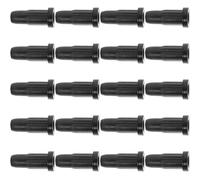 SOLUSTRE Funda Protectora de Nylon para Ruedas de Silla Giratoria, 20 Unidades, Cubiertas Deslizantes Resistentes para Patas de Sillas de Oficina, Taburetes y Escritorios, Protección