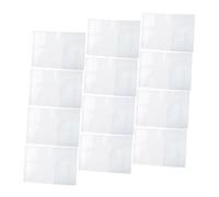 SOLUSTRE Fundas para Pasaporte Transparentes De PVC Multifuncionales, Porta Documentos y Tarjetas De Crédito, Resistentes Al Agua, para Viajes y Uso Profesional, Pack De 20 Unidades