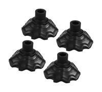 SOLUSTRE Fundas Protectoras Reutilizables para Patas de Sillas y Mesas 4 Piezas en Nylon Antideslizante para Exteriores E Interiores Ideales para Camping y Hogar Estilo Aleatorio