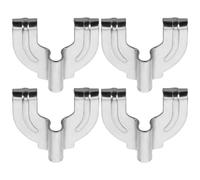 SOLUSTRE Gancho de Garra Batería 4 Piezas Repuesto Compacto Resistente Compatible Batería Electrónica y Percusión Portátil para Músico Profesional y Práctica en Casa