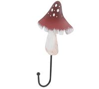 SOLUSTRE Gancho de Pared Pequeño de Metal Forma de Hongo Color Café para Toallas y Fotos, Ahorro de Espacio, Adecuado para Cocina y Baño