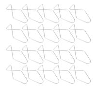 SOLUSTRE Gancho de Techo Automático Rebote de Acero Galvanizado, 100 Piezas, Alta Dureza para Decoración Colgante en Techos y Eventos