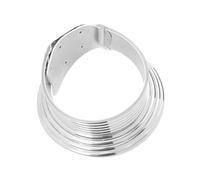 SOLUSTRE Gargantilla Africana Punk Ajustable De Metal Plateado Para Mujer, Collar Étnico De Moda Para Eventos y Uso Diario, Accesorio De Cuello Grande y Llamativo