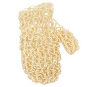 SOLUSTRE Guante Exfoliante de Sisal para Ducha y Baño, Manopla de Cáñamo Natural, 1 Unidad, Guantes de Baño para Exfoliación Corporal y Limpieza Profunda