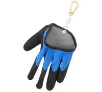 SOLUSTRE Guantes Limpieza Peces Antideslizantes Matar de Impermeables para PU Protección Segura y Fácil Color Aleatorio para Pesca Deportiva