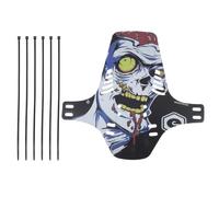 SOLUSTRE Guardabarros para Bicicleta de Montaña y Carretera de Plástico PP Negro Diseño Creativo, Resistente al Desgaste y Deformación, Adecuado para Proteger en Rutas al Aire Libre