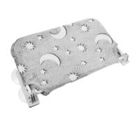 SOLUSTRE Hamaca Plegable Asiento Inalámbrico Felpa para Gatos de Interior con Patrón de Estrellas Que Brilla Oscuridad para Ventana