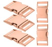 SOLUSTRE Hebillas de Metal para Bolso y Mochila, Juego de 5 Piezas Liberación Lateral Rápida, Ajuste de Cinta para Equipaje y Ropa, Accesorios de Costura Resistentes y Color Aleatorio