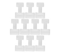 SOLUSTRE Hebillas de Plástico Blanco para Macetas de Molde 35 Piezas Convenientes y Rápidas para Hacer Macetas y Objetos Decorativos
