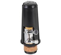 SOLUSTRE Juego de Boquilla para Clarinete Ligadura y Tapa de Plástico Accesorios para Instrumentos de Viento Madera Partes de Clarinete para Músicos Kit de Reemplazo Negro