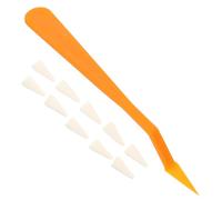 SOLUSTRE Juego de Esponjas para Difuminar Dibujo Técnico, Herramienta de Boceto Esponja de Plástico Naranja, Fácil de Llevar para Artistas