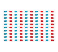 SOLUSTRE Juego de gafas 3D rojo-cian - 100 gafas de papel desechables para películas y fiestas, hipoalergénicas, ligeras y portátiles, ideales para familias y amigos