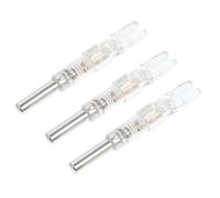 SOLUSTRE Kit de 3 Nocks de Flecha Luz LED Multicolor para Tiro, Diámetro Interior 6.2mm, Accesorios de Iluminados para Flechas, Uso en Exteriores y Competición