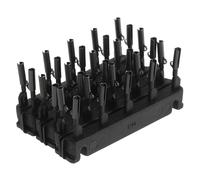 SOLUSTRE Kit de Herramientas para Extensiones de Cabello 6d Segunda Generación, 40 Clips Negros sin Dejar Rastro, Pinzas de Metal Fijación Fuerte para Peinados Profesionales y Uso Personal