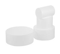 SOLUSTRE Kit de Moldes para Tartas DIY Blanco 4 Piezas Forma de Pastel para Manualidades y Decoraciones de Fiesta Creativas en Clase de Arte