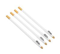 SOLUSTRE Lápices Blancos con Punta y Sacapuntas para Delinear Cejas y Juego de 4 Resistentes al Agua, para Actividades al Aire Libre y Deportes